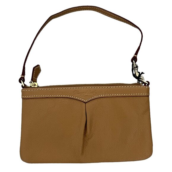 Dooney & Bourke Handbags - Dooney & Bourke NEW Leather Wristlet In Tan Camel